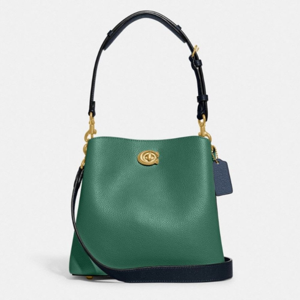 COACH Willow Bucket Bag in Colorblock *color no longer available online @ Coach*